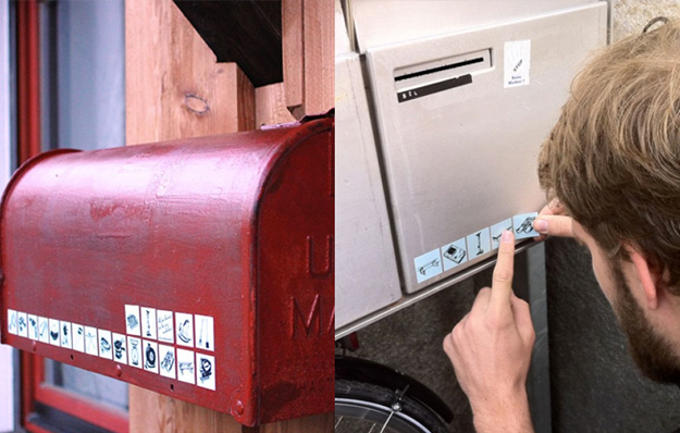 Mailbox Stickers Signify Goods Residents Are Willing to Lend Neighbors